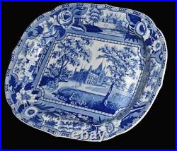 Staffordshire 19th Century Blue And White Plate