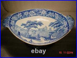 Staffordshire Blue And White Pearlware Nuneham Courtney Wild Rose Compote 1820