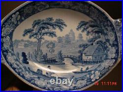 Staffordshire Blue And White Pearlware Nuneham Courtney Wild Rose Compote 1820