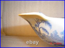 Staffordshire Blue And White Pearlware Nuneham Courtney Wild Rose Compote 1820