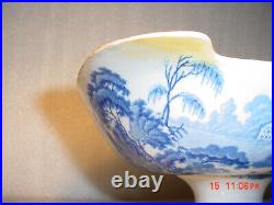 Staffordshire Blue And White Pearlware Nuneham Courtney Wild Rose Compote 1820