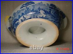 Staffordshire Blue And White Pearlware Nuneham Courtney Wild Rose Compote 1820