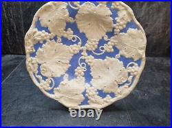 T J & J Mayer Longport Blue White Parian Porcelain Grapevine Dale Hall Pottery