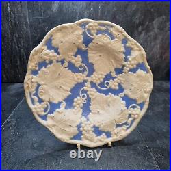 T J & J Mayer Longport Blue White Parian Porcelain Grapevine Dale Hall Pottery