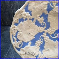 T J & J Mayer Longport Blue White Parian Porcelain Grapevine Dale Hall Pottery