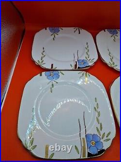 Tea Set Art Deco Wellington JHC&C° Cup/Saucer/Milk Jug/Tea/Cake Plate RARE