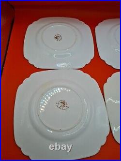Tea Set Art Deco Wellington JHC&C° Cup/Saucer/Milk Jug/Tea/Cake Plate RARE