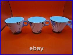 Tea Set Art Deco Wellington JHC&C° Cup/Saucer/Milk Jug/Tea/Cake Plate RARE