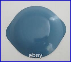 Teak Blue Cathrineholm LOTUS Scampi Serving Plate Glossy Enamel 8.5 MCM Norway