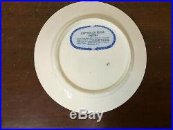 Texas Centennial 1936 Collector Plate Capitol Of Texas Austin Blue White Czech