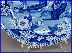 Thomas & John Carey Lady of the Lake Blue Transferware 10 Inch Plate