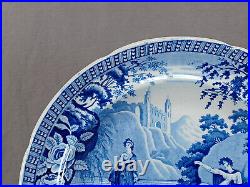 Thomas & John Carey Lady of the Lake Blue Transferware 10 Inch Plate
