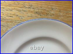 Tiffany & Co Classic Blue Bone China Bread & Butter Plate 1996 Set Of 8