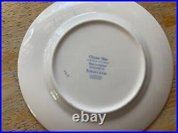 Tiffany & Co Classic Blue Bone China Bread & Butter Plate 1996 Set Of 8