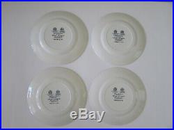 Tiffany & Co. MENAGERIE Blue & White 8 Plates Johnson Brothers England Set 4