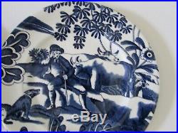 Tiffany & Co. MENAGERIE Blue & White 8 Plates Johnson Brothers England Set 4