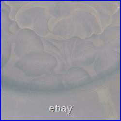 Tsukamoto Kaiji Blue White Porcelain Plate Asagao Flower 22cm IN BOX