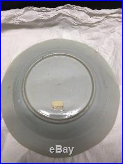 Two 18th Century Antique Chinese Export Canton Blue & White Plate