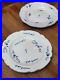 Two Antique 18th Century Chantilly porcelain Blue and White Plates