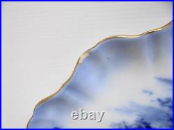 Two RARE Antique DOULTON Blue & White Plates signed by Herbert Betteley 1887