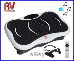 Ultra Compact Slim Crazy Fit Oscillating Vibration Power Massage Fitness Plate