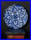 VINTAGE PINTADO A MANO ZORRILLA SPANISH ART POTTERY WALL PLATE Blue & White MCM