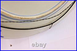 Very large Blue and White Plate Saucer 45cm good condition