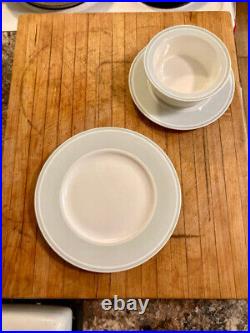 Villeroy & Boch Fine Bone China Dinnerware Set for Six, Rondo, Blue and White