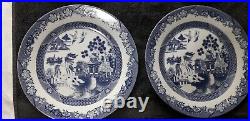 Vintage Waterside Willow 32 Piece Dinner Set