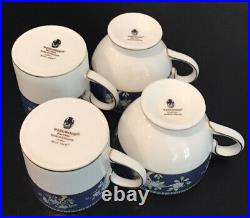 Vintage, Wedgwood,'Blue Siam' 9pce, Bone China, Tea / Coffee Set