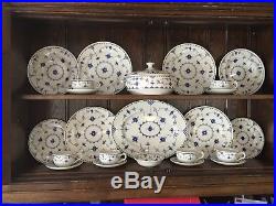 Vintage style Masons Floral Blue & White Denmark job lot. Cups. Saucers. Plates