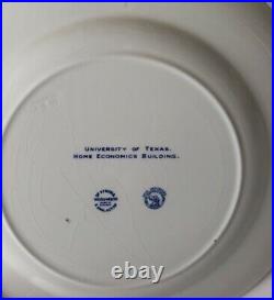 WEDGWOOD University of Texas UT Longhorn Home Economics Building 10 1/4 Plate