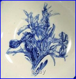 Wash Bowl Royal Doulton Iris Flow Blue Antique