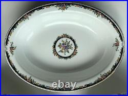 Wedgewood Bone China Dinner Table 8 Person Set Blue Floral Pattern Osborne R4699