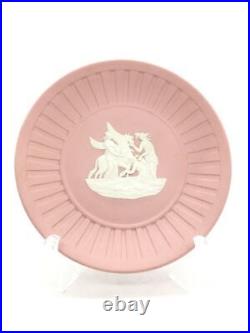 Wedgwood #104 Pair Plate Piece Set Pink Blue Jasper