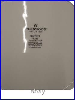 Wedgwood #19 Festivity 27Cm Plate Blue Ivory Pieces