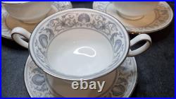 Wedgwood Dolphins Set of 6 Soup Coupes with Saucers & Bread Plates Rare