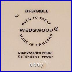 Wedgwood Ironstone Bramble Design Dinner Plates Set of 6 (A12)