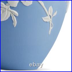 Wedgwood Magnolia Blossom Blue Large Jasper Vase Brand New