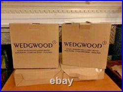 Wedgwood Platinum & Blue Amherst, 20 Pieces-NEW IN BOX-Four Place Settings