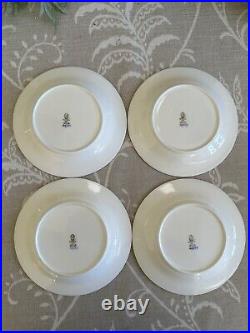 Wedgwood Swinburne Blue x Four Trios Teacups Saucers Cake Tea Plates Jug, Sugar