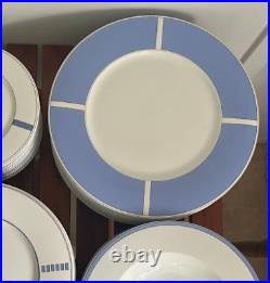 Wedgwood Vera Wang Riviera Dinner Plates x 8 Rare