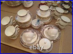 Wedgwood WAVERLEY 90pcs Bone China Dinner Set Tureen Soup Bowls Tea Coffee Cups