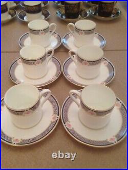 Wedgwood WAVERLEY 90pcs Bone China Dinner Set Tureen Soup Bowls Tea Coffee Cups