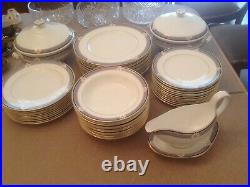 Wedgwood WAVERLEY 90pcs Bone China Dinner Set Tureen Soup Bowls Tea Coffee Cups