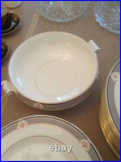 Wedgwood WAVERLEY 90pcs Bone China Dinner Set Tureen Soup Bowls Tea Coffee Cups