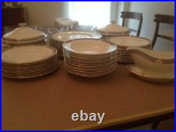 Wedgwood WAVERLEY 90pcs Bone China Dinner Set Tureen Soup Bowls Tea Coffee Cups