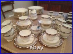 Wedgwood WAVERLEY Bone China Dinner Tea Tureens Soup Bowls Tea Coffee Cups 90pcs