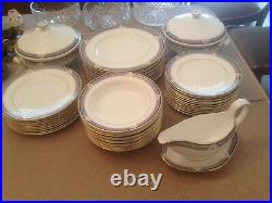 Wedgwood WAVERLEY Bone China Dinner Tea Tureens Soup Bowls Tea Coffee Cups 90pcs