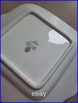 Wedgwood White Hall POWDER Blue Milk water jug pitcher rectangle Plate Set 3993